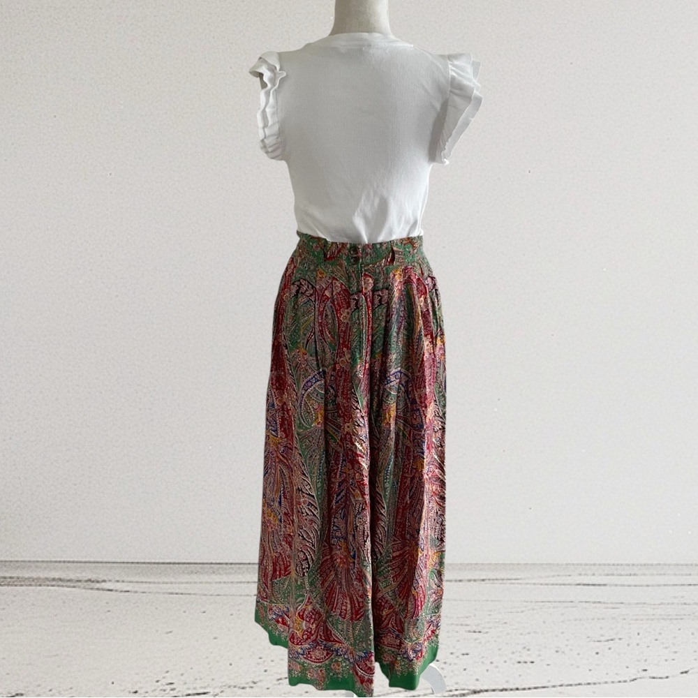 Vintage Ralph Lauren Paisley Maxi Skirt - Picture 5 of 8